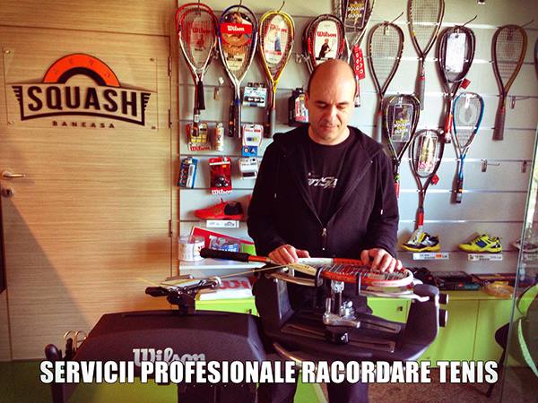 racordare rachete de squash